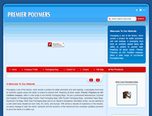 Tablet Screenshot of premierpolymer.in